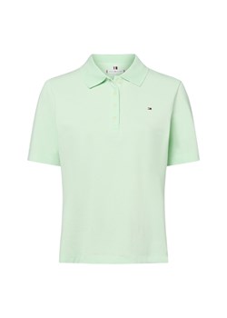 Tommy Hilfiger Damska koszulka polo Kobiety Bawełna seledynowy jednolity ze sklepu vangraaf w kategorii Bluzki damskie - zdjęcie 183909476
