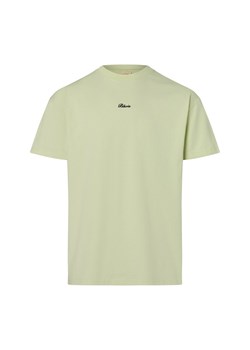 BLKVIS Koszulka męska Mężczyźni Bawełna seledynowy jednolity ze sklepu vangraaf w kategorii T-shirty męskie - zdjęcie 183909525