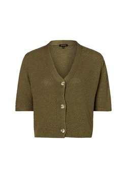 More & More Kardigan damski Kobiety dzianina grubo tkana oliwkowy wypukły wzór tkaniny ze sklepu vangraaf w kategorii Swetry damskie - zdjęcie 183909526