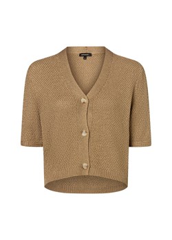 More & More Kardigan damski Kobiety dzianina grubo tkana beżowy wypukły wzór tkaniny ze sklepu vangraaf w kategorii Swetry damskie - zdjęcie 183909527