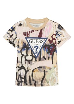 Guess T-Shirt N5YI04 K8HM4 Kolorowy Regular Fit ze sklepu MODIVO w kategorii Kaftaniki i bluzki - zdjęcie 183910579