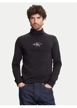 Calvin Klein Jeans Golf J30J321701 Czarny Slim Fit ze sklepu MODIVO w kategorii T-shirty męskie - zdjęcie 183910589