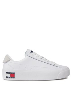 Tommy Jeans Sneakersy Tjw Vulc Flatform Sneaker Ess EN0EN02509 Biały ze sklepu MODIVO w kategorii Trampki damskie - zdjęcie 183910596