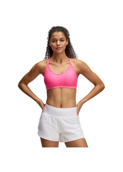 Biustonosz treningowy Under Armour UA Crossback Low Bra - różowy ze sklepu Sportstylestory.com w kategorii Biustonosze - zdjęcie 183911936