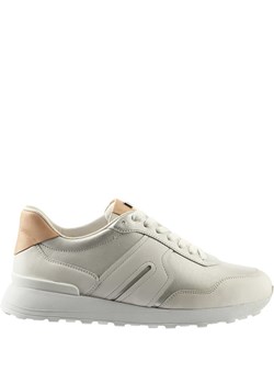 Högl Skórzane sneakersy &quot;Tony&quot; w kolorze biało-srebrnym ze sklepu Limango Polska w kategorii Buty sportowe damskie - zdjęcie 183912225