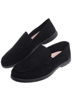 Buty męskie wsuwane czarne mokasyny /G2-1 17826 T288/ ze sklepu Pantofelek24.pl w kategorii Mokasyny męskie - zdjęcie 183912798
