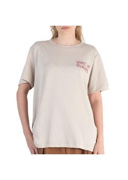 Koszulka Champion Crewneck 117497-ES057 - beżowa ze sklepu streetstyle24.pl w kategorii Bluzki damskie - zdjęcie 183912806