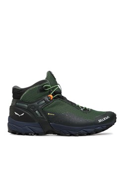 Trekkingi Salewa Ms Ultra Flex 2 Mid Gtx GORE-TEX 61387 Zielony ze sklepu eobuwie.pl w kategorii Buty trekkingowe męskie - zdjęcie 183913435