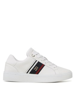 Sneakersy Tommy Hilfiger Corp Webbing FW0FW07379 Biały - id: 0000303036447 - marki Tommy Hilfiger - 183913518 Sneakersy Tommy Hilfiger Corp Webbing FW0FW07379 Biały ze sklepu eobuwie.pl w kategorii Buty sportowe damskie - zdjęcie 183913518