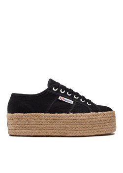 Espadryle Superga 2790 Rope S51186W Czarny ze sklepu eobuwie.pl w kategorii Espadryle damskie - zdjęcie 183913597