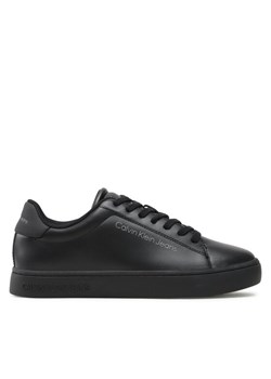 Sneakersy Calvin Klein Jeans Classic Cupsole Laceup Lth YM0YM00715 Czarny ze sklepu eobuwie.pl w kategorii Trampki męskie - zdjęcie 183913686