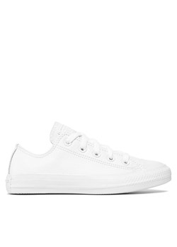 Converse Trampki Chuck Taylor All Star Ox 136823C Biały ze sklepu MODIVO w kategorii Trampki męskie - zdjęcie 183915225