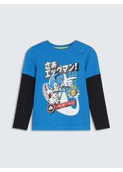 Sinsay - Koszulka z długimi rękawami Sonic the Hedgehog - niebieski ze sklepu Sinsay w kategorii T-shirty chłopięce - zdjęcie 183916397
