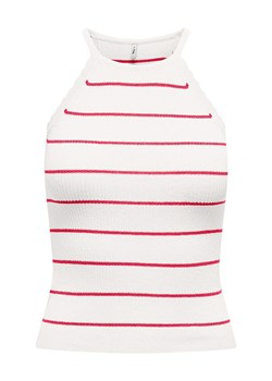 ONLY Top &quot;Gemma&quot; w kolorze biało-różowym ze sklepu Limango Polska w kategorii Bluzki damskie - zdjęcie 183918616