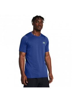 Męska koszulka treningowa Under Armour UA HG Armour Ftd Graphic SS - niebieska ze sklepu Sportstylestory.com w kategorii T-shirty męskie - zdjęcie 183919239