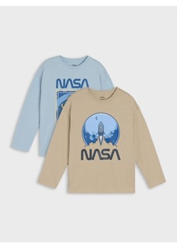 Sinsay - Koszulka 2 pack NASA - wielobarwny ze sklepu Sinsay w kategorii T-shirty chłopięce - zdjęcie 183919416