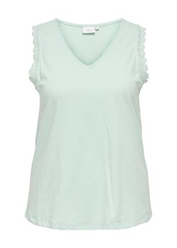 ONLY Carmakoma Top &quot;Lila&quot; w kolorze turkusowym ze sklepu Limango Polska w kategorii Bluzki damskie - zdjęcie 183920827