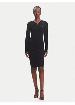 Fracomina Sukienka codzienna FS23WD5014K50401 Czarny Slim Fit ze sklepu MODIVO w kategorii Sukienki - zdjęcie 183921679