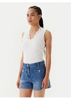 Morgan Top 251-DADILO Biały Slim Fit ze sklepu MODIVO w kategorii Bluzki damskie - zdjęcie 183921727