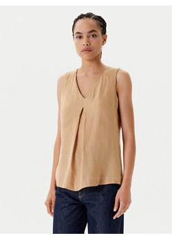 United Colors Of Benetton Bluzka 5BMLDQ06W Beżowy Regular Fit ze sklepu MODIVO w kategorii Bluzki damskie - zdjęcie 183921807