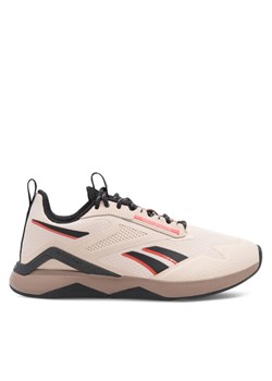 Reebok Buty na siłownię Nanoflex Adventure T HP9232 Beżowy ze sklepu MODIVO w kategorii Buty sportowe damskie - zdjęcie 183921808