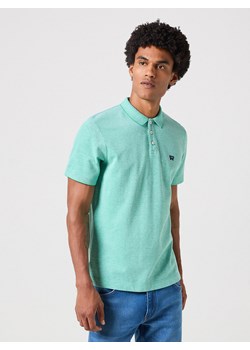 WRANGLER MĘSKA KOSZULKA WRANGLER REFINED POLO SHIRT GREEN 112350393 ze sklepu YouNeedit.pl w kategorii T-shirty męskie - zdjęcie 183923076