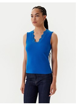 Morgan Top 251-DADILO Niebieski Slim Fit ze sklepu MODIVO w kategorii Bluzki damskie - zdjęcie 183924949
