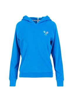 Blutsgeschwister Bluza &quot;Miracle of Wimbledoncheerful&quot; w kolorze niebieskim ze sklepu Limango Polska w kategorii Bluzy damskie - zdjęcie 183926436
