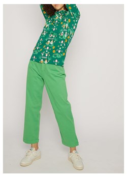 Blutsgeschwister Bluza &quot;Scuba Dubameet me at the tennis court&quot; w kolorze zielonym ze sklepu Limango Polska w kategorii Bluzy damskie - zdjęcie 183926446
