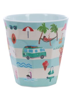 Overbeck and Friends Kubek &quot;Beach Life 1&quot; w kolorze błękitnym - 250 ml ze sklepu Limango Polska w kategorii Kubki - zdjęcie 183926587