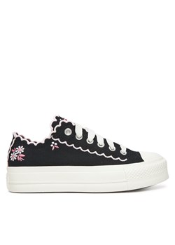 Trampki Converse Chuck Taylor All Star Lift A13529C Czarny ze sklepu eobuwie.pl w kategorii Trampki damskie - zdjęcie 183927889