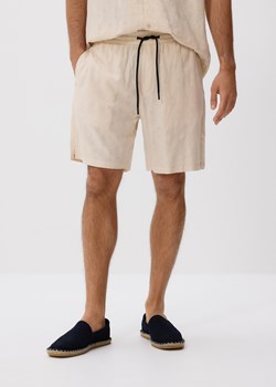 Reserved - Szorty slim fit - kremowy ze sklepu Reserved w kategorii Spodenki męskie - zdjęcie 183930046