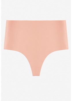Różowe Bezszwowe Majtki High Waist Kolunea ze sklepu renee.pl w kategorii Majtki damskie - zdjęcie 183931558