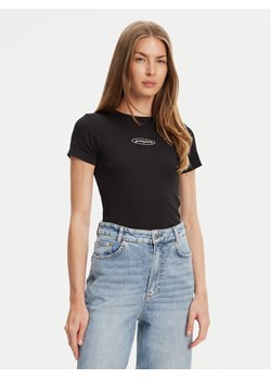 Guess Jeans T-Shirt W5YP37 KA0H1 Czarny Slim Fit ze sklepu MODIVO w kategorii Bluzki damskie - zdjęcie 183932117