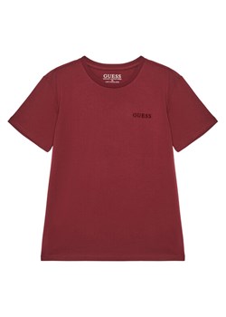 Guess T-Shirt L5YI39 K8HM4 Bordowy Regular Fit ze sklepu MODIVO w kategorii T-shirty chłopięce - zdjęcie 183932119