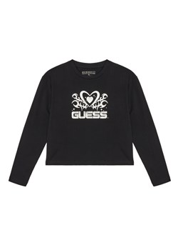 Guess Bluzka J5YI03 K6YW4 Czarny Regular Fit ze sklepu MODIVO w kategorii T-shirty chłopięce - zdjęcie 183932129