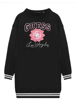 Guess Sukienka dzianinowa J5YK09 Z3OF0 Czarny Regular Fit ze sklepu MODIVO w kategorii Sukienki dziewczęce - zdjęcie 183932158