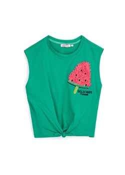 Original Marines Top DFP3202CF Zielony Regular Fit ze sklepu MODIVO w kategorii Bluzki dziewczęce - zdjęcie 183934679