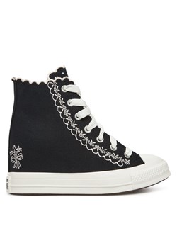 Converse Trampki Chuck Taylor All Star Wedge A13546C Czarny ze sklepu MODIVO w kategorii Trampki damskie - zdjęcie 183934736