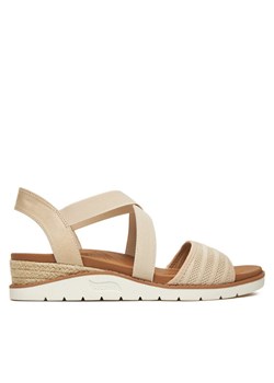 Skechers Sandały BOBS Arch Fit Beach Kiss-Boho Beyond 114013/NAT Beżowy ze sklepu MODIVO w kategorii Sandały damskie - zdjęcie 183934749