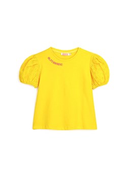 Original Marines T-Shirt DFP3191CF Żółty Regular Fit ze sklepu MODIVO w kategorii Bluzki dziewczęce - zdjęcie 183934759
