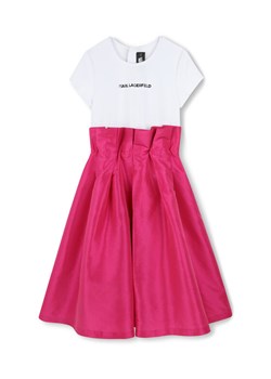Karl Lagerfeld Kids Sukienka codzienna Z30460 M Różowy Regular Fit ze sklepu MODIVO w kategorii Sukienki dziewczęce - zdjęcie 183934788