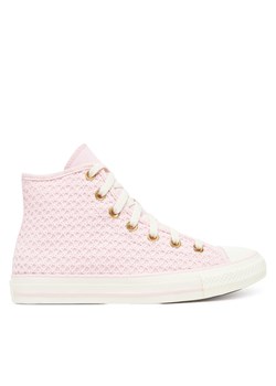 Converse Trampki Chuck Taylor All Star Knit Hi A13643C Różowy ze sklepu MODIVO w kategorii Trampki damskie - zdjęcie 183934789