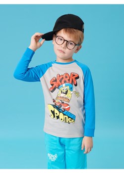 Sinsay - Koszulka z długimi rękawami SpongeBob - szary ze sklepu Sinsay w kategorii T-shirty chłopięce - zdjęcie 183937088