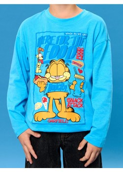 Sinsay - Koszulka z długimi rękawami Garfield - niebieski ze sklepu Sinsay w kategorii T-shirty chłopięce - zdjęcie 183937089