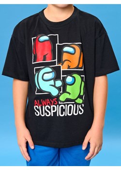 Sinsay - Koszulka Among Us - czarny ze sklepu Sinsay w kategorii T-shirty chłopięce - zdjęcie 183937149