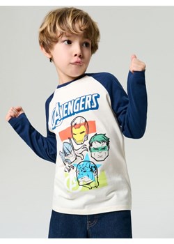 Sinsay - Koszulka z długimi rękawami Avengers - granatowy ze sklepu Sinsay w kategorii T-shirty chłopięce - zdjęcie 183937198