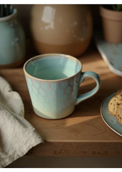 Sinsay - Ceramiczny kubek z uchem - zielony ze sklepu Sinsay w kategorii Kubki - zdjęcie 183937207