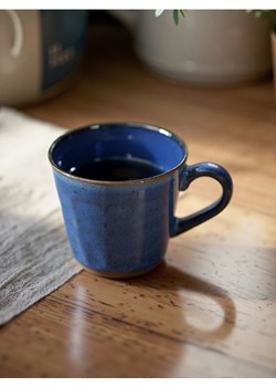 Sinsay - Ceramiczny kubek z uchem - granatowy ze sklepu Sinsay w kategorii Kubki - zdjęcie 183937208