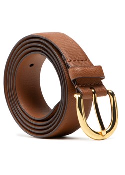 Pasek Damski Lauren Ralph Lauren Charm Classc 412802952005 Brązowy ze sklepu eobuwie.pl w kategorii Paski damskie - zdjęcie 183937288